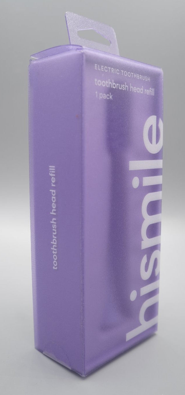 Electric Toothbrush Replacement Head Soft Bristles Purple for Hismile