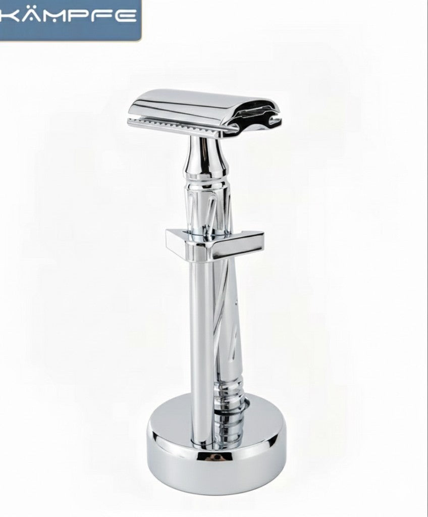 Stainless Steel Razor Stand for Safety & Grooming Razors