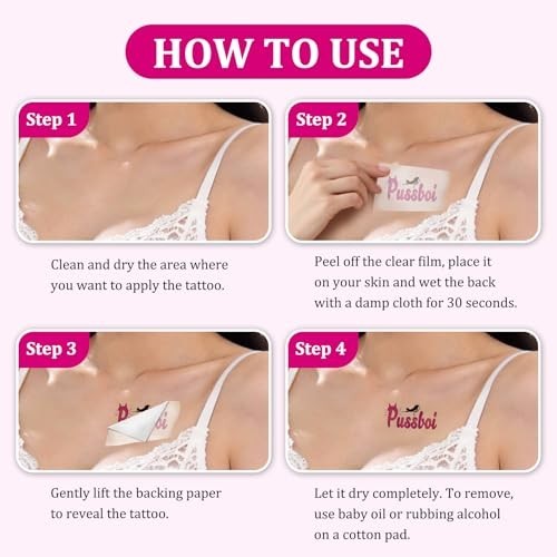 105-Piece Temporary Tattoos for Adults – Fun, Safe & Waterproof Sticker Set