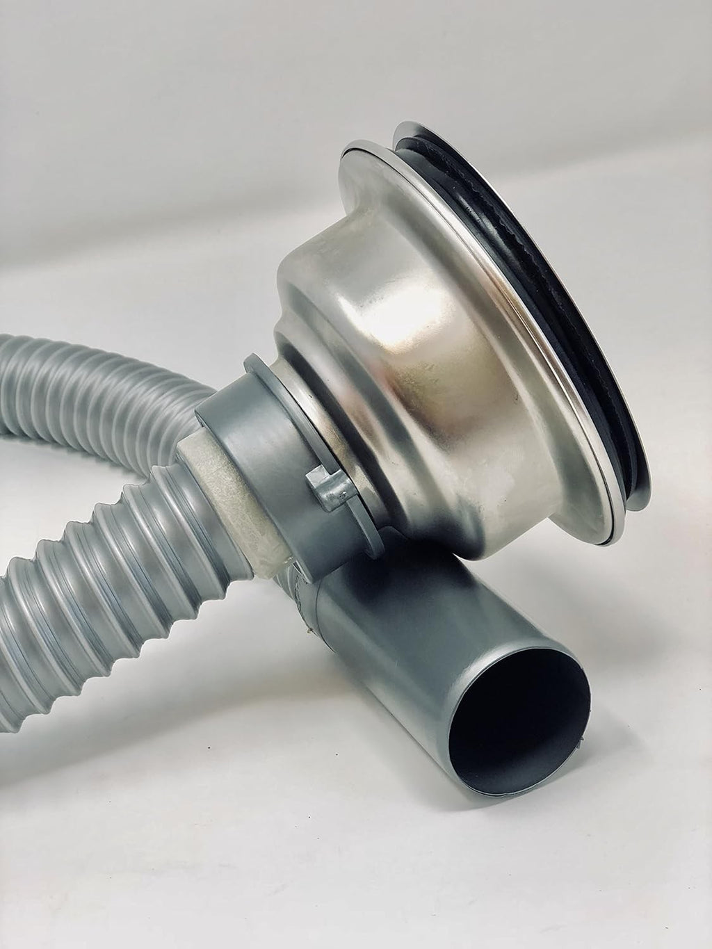 Salon Shampoo Bowl Drainage Assembly with Stainless Steel Flex Pipe