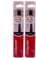 Colgate Total Active Prevention Whitening Soft Toothbrush Black 2 Pack