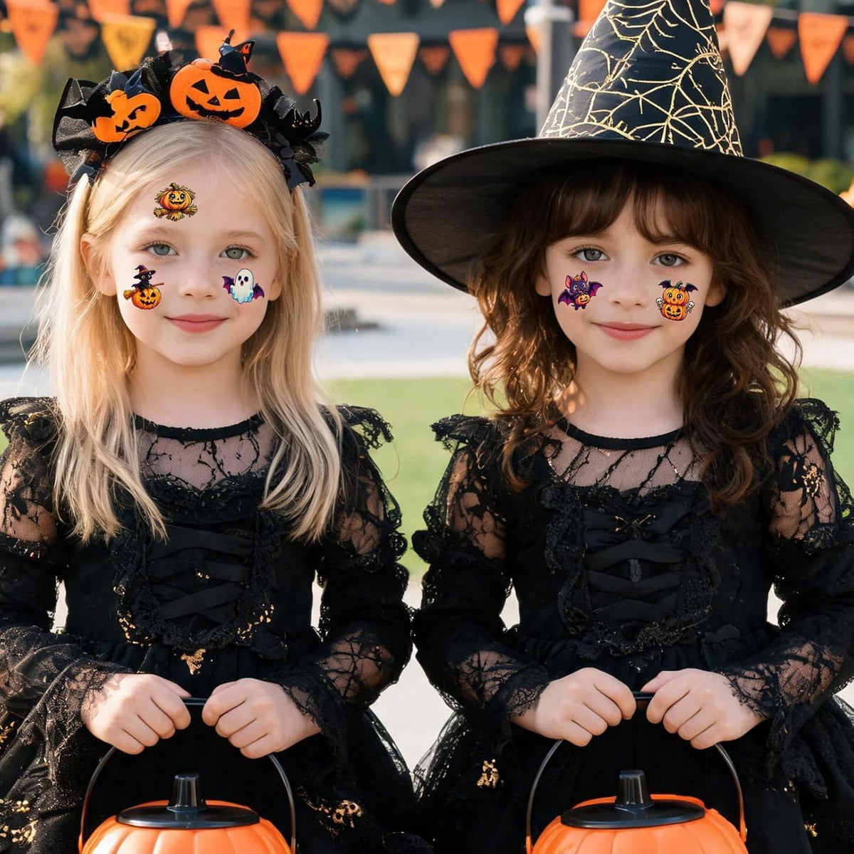 216Pcs Halloween Temporary Tattoos for Kids Party Favors