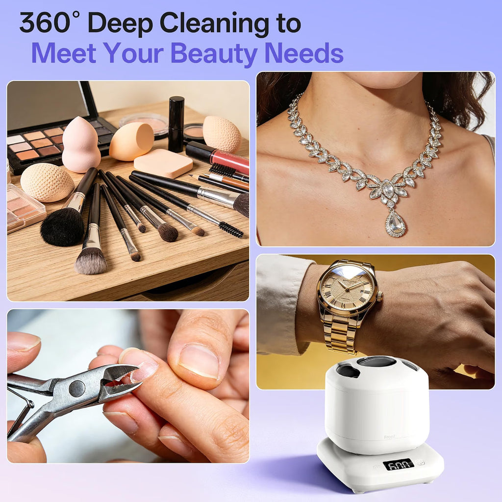 UV Ultrasonic Retainer Cleaner Machine for Dental Guards & Invisalign