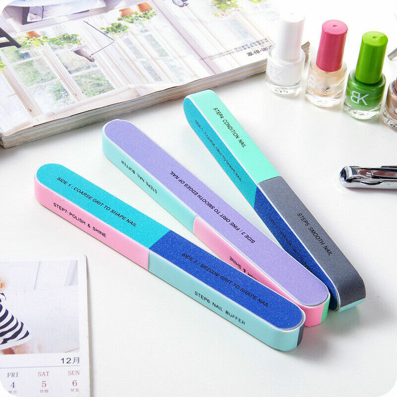 7 Sided Nail Buffer and File Kit for Manicure Pedicure & Nail Shine