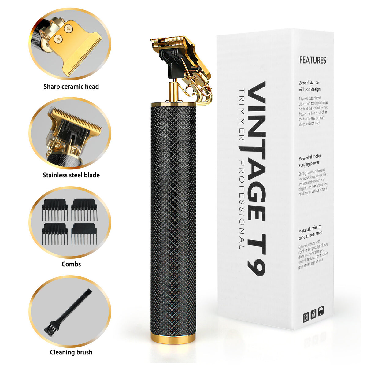 Mini Electric Hair Trimmer Razor for Beard Hair Grooming - Waterproof & Cordless