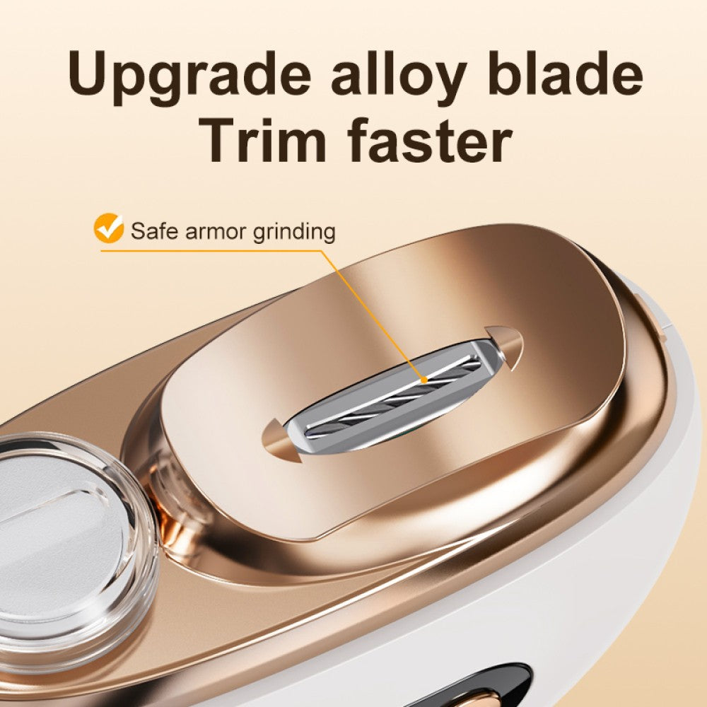 Electric Toe Nail Clippers Trimmer with LED Light, 3 Adjustable Speeds