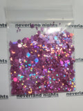 Holographic Color Changing Glitter - Purple Lavender Lilac Chunky Mix for Crafts