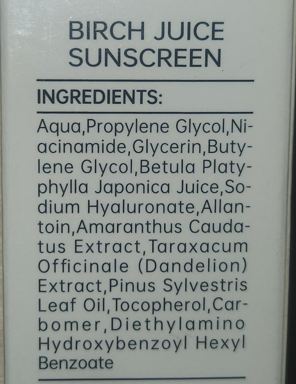 Birch Juice Sunscreen SPF 50 UVA & UVB 2 Pack - 50ml, Fast Shipping