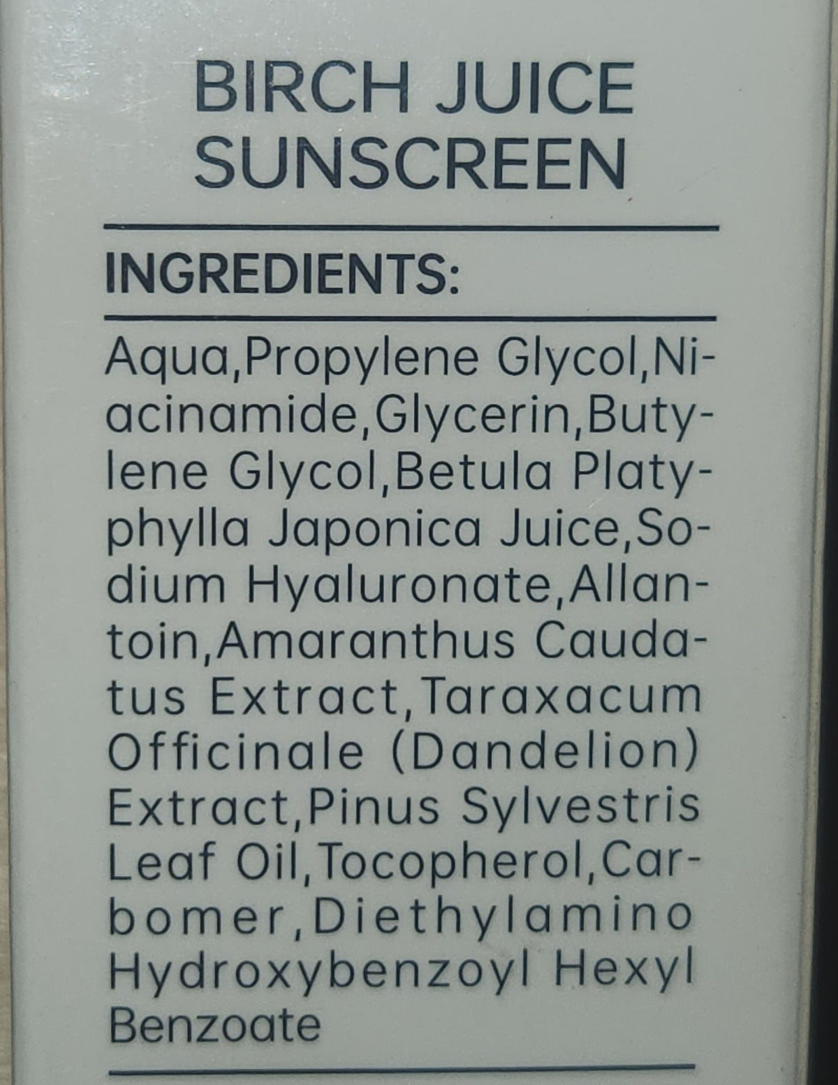 Birch Juice Sunscreen SPF 50 UVA & UVB 2 Pack - 50ml, Fast Shipping