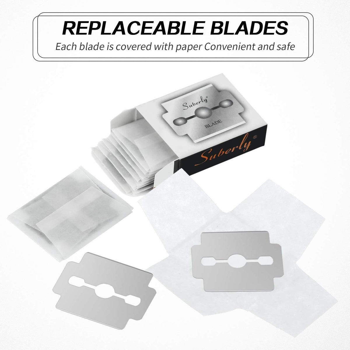 120 Pieces Callus Shaver Replacement Blades for Foot Care & Pedicure