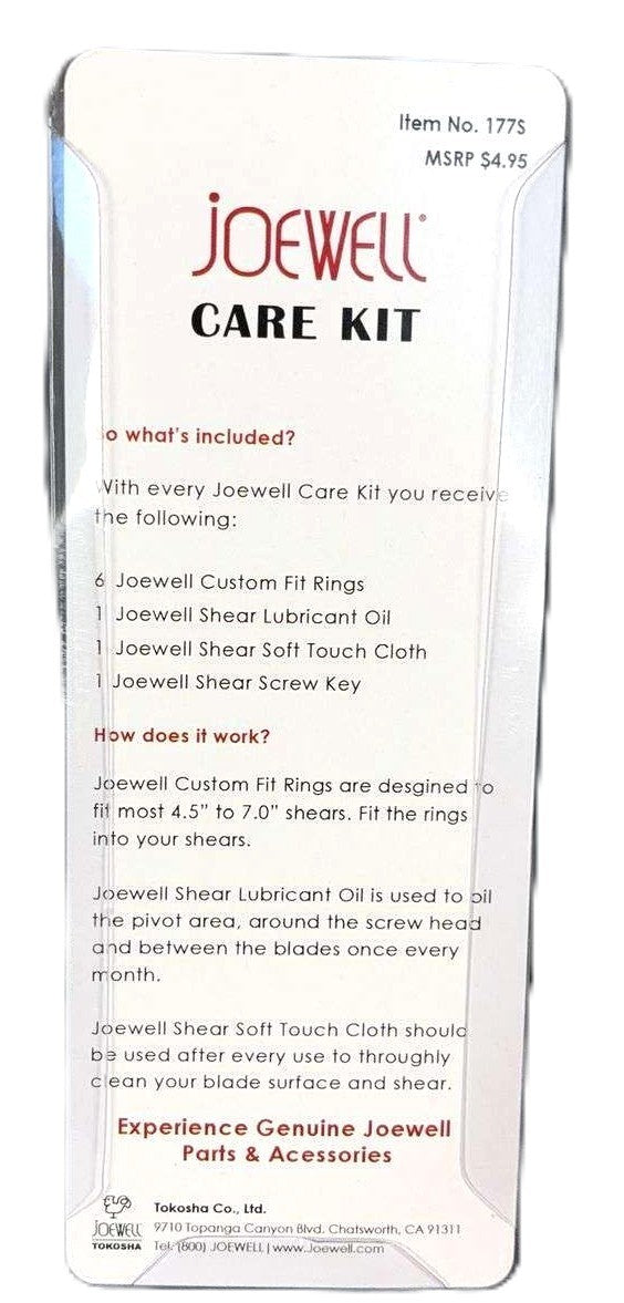 Joewell K5 Series 5-Inch Offset Hair Shear with Care Kit & Case