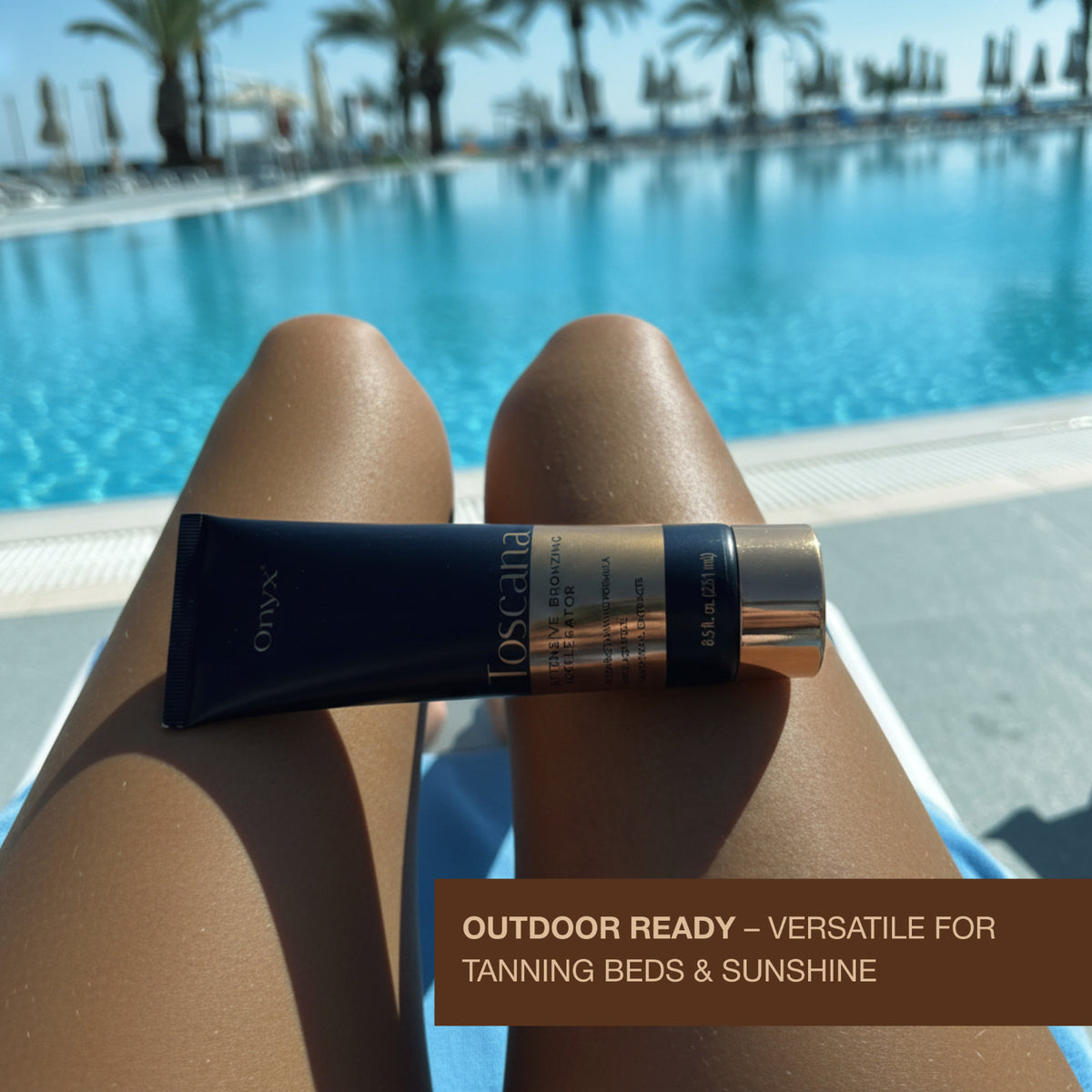 Onyx Toscana Tanning Lotion Accelerator with Bronzers - Dark Tan 8.5 fl oz