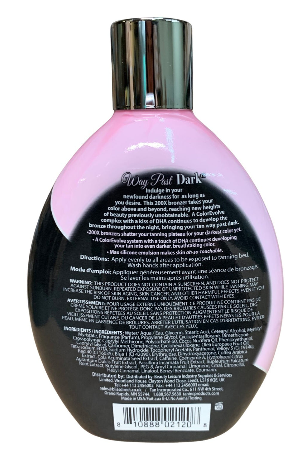 Bronzer Tanning Lotion - Deep Dark Shade 13.5 Oz, Long-Lasting Sunless Tan