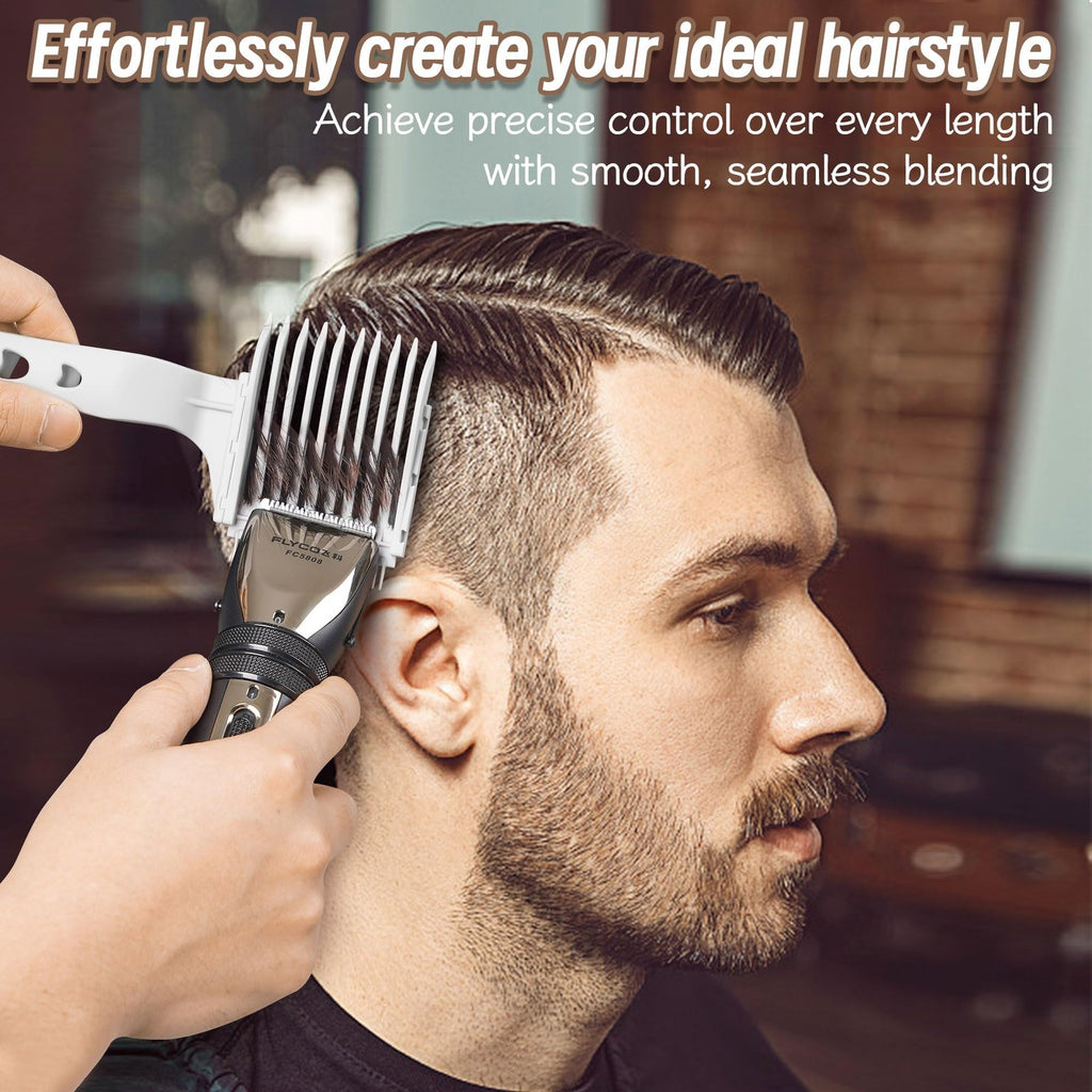 4-in-1 Detachable Hair Comb Set for Fading & Styling - Barber & Home Use