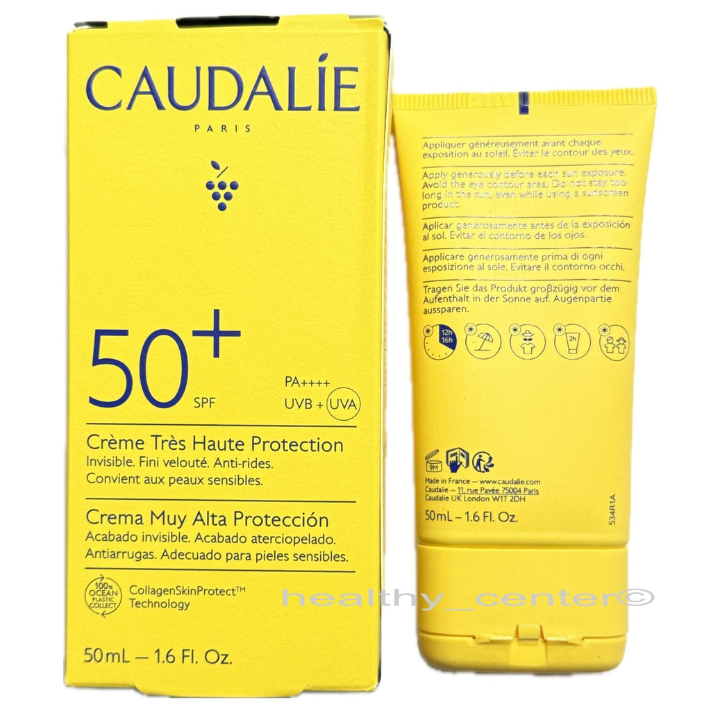 SPF50+ Sunscreen Cream for Face & Body - Invisible, Vegan, 50ml