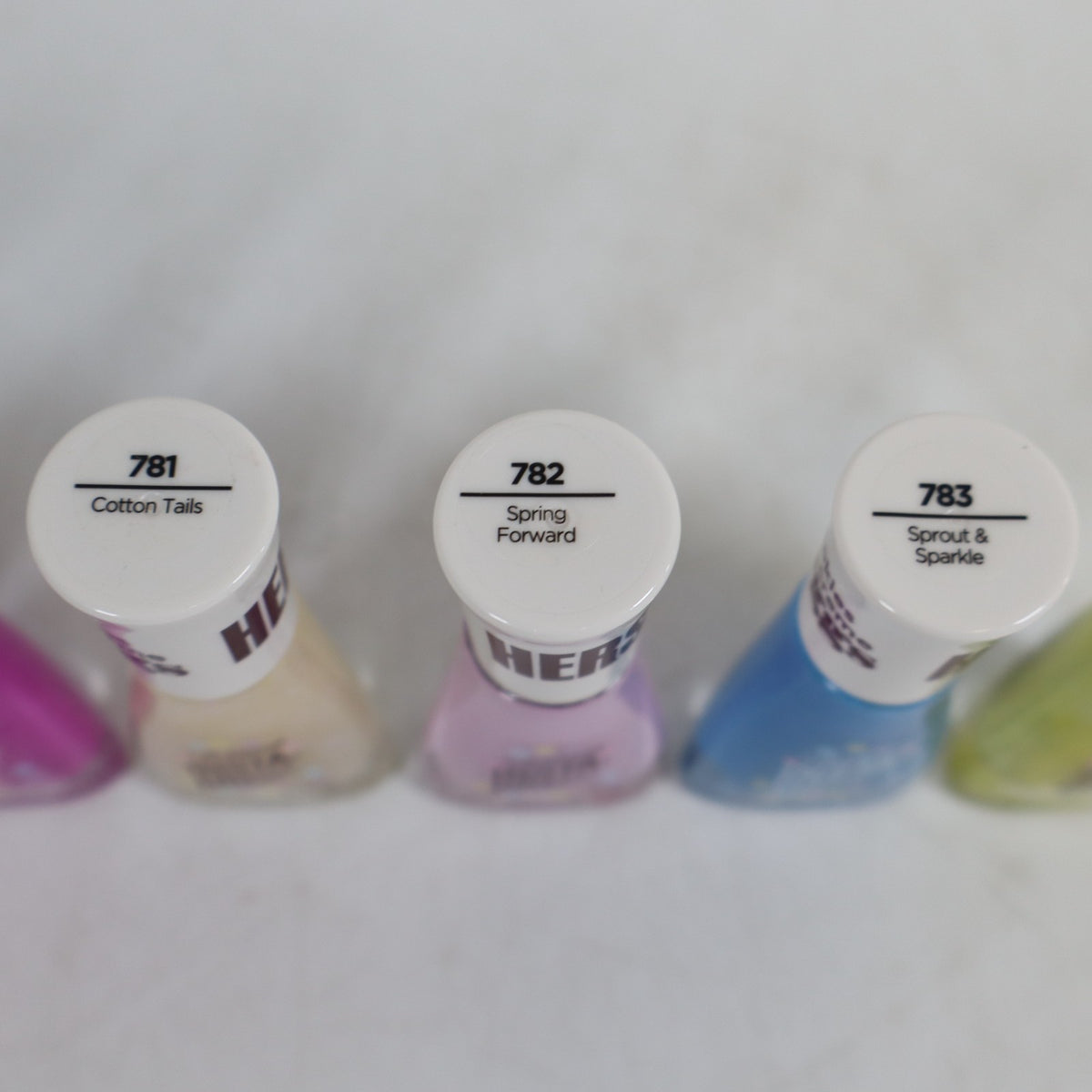 7-Pack Nail Polish Set with Hershey's Cookies n' Creme Shades - Fast Drying