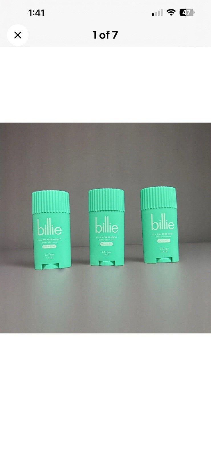 Women's Aluminum-Free Deodorant Stick - Tidal Rose Scent, 2.6 oz, Pack of 3