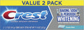 Crest Whitening Baking Soda & Peroxide Toothpaste 2-Pack, Fresh Mint, 5.7 oz