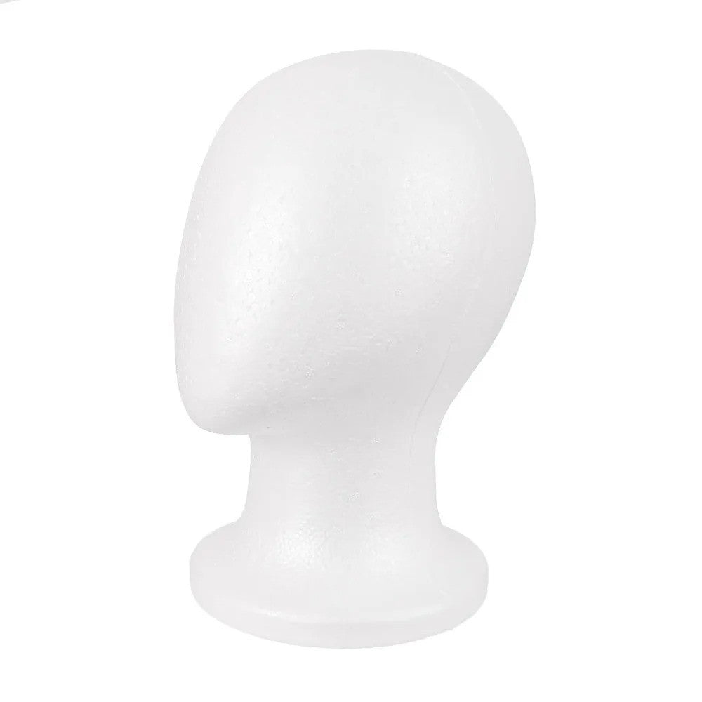 Lightweight White Mannequin Head for Wig Display & Styling