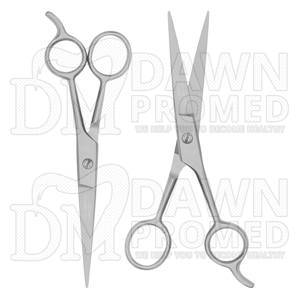 6.5-Inch Barber Hair Cutting Scissors - Ice Tempered German Steel Salon Shears