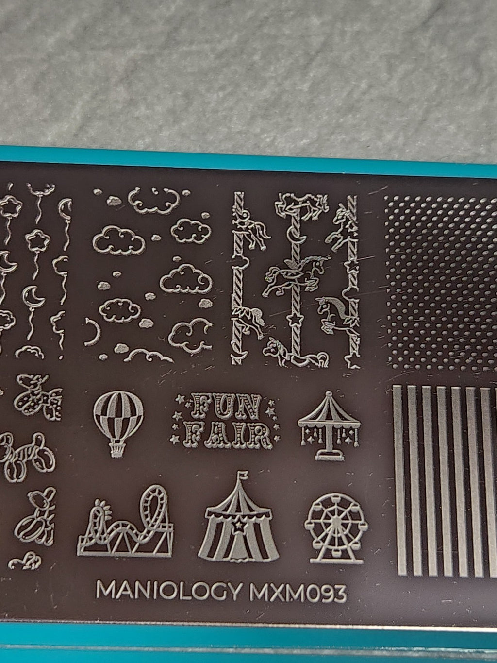 Maniology Nail Stamping Plate Set MXM093 & MXM094 - Nail Art Tools