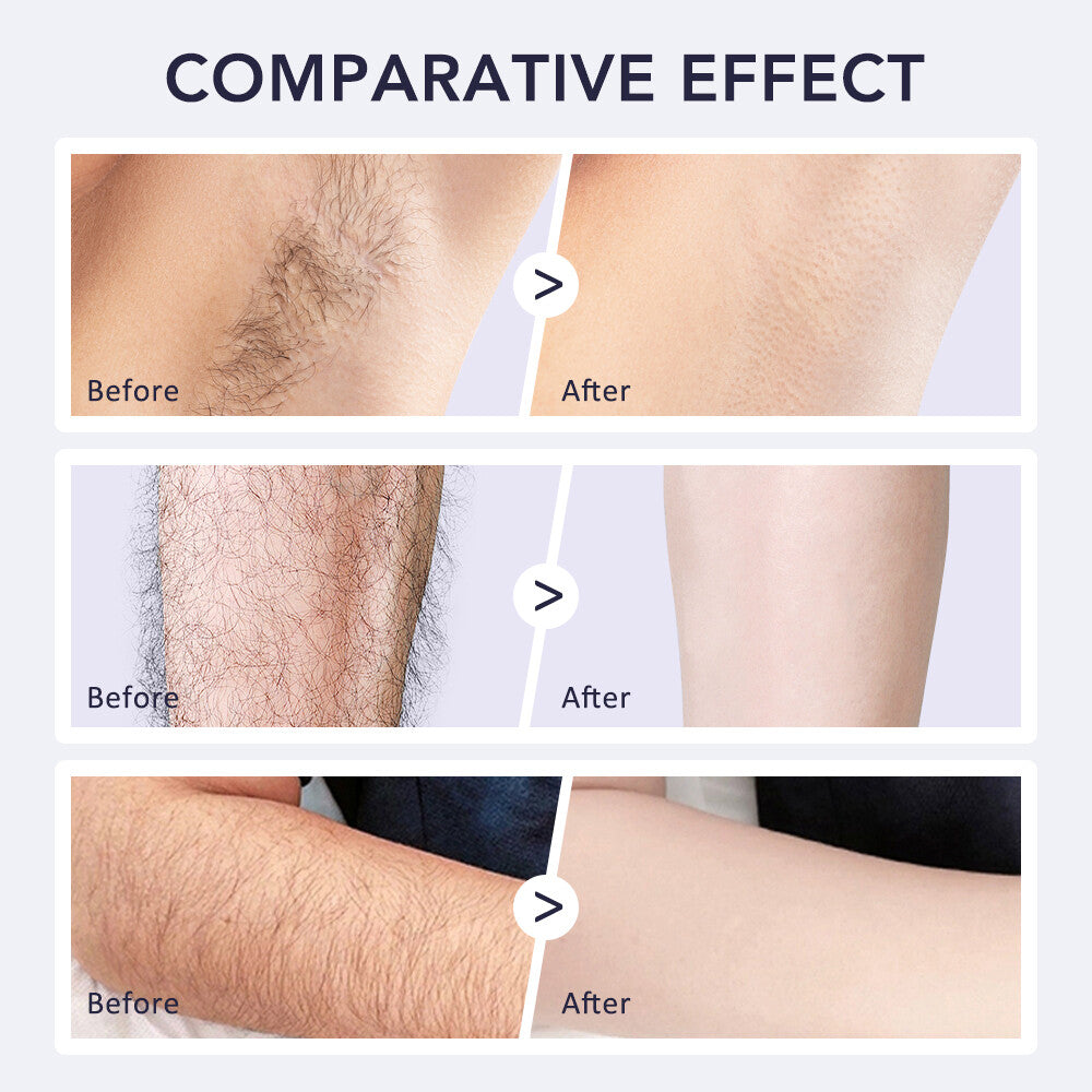 Painless Body Hair Removal Cream for Sensitive Skin - Multiple Quantities