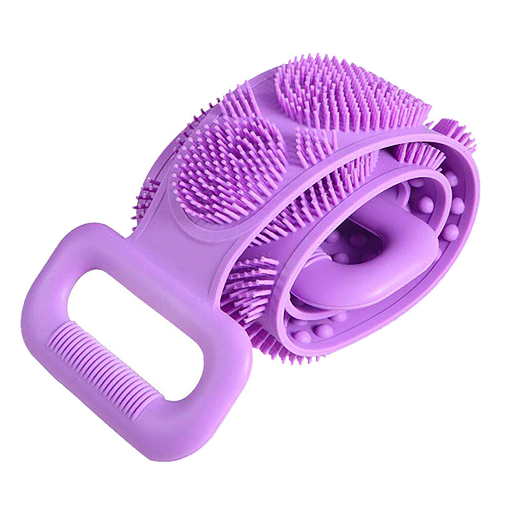 Silicone Body Scrubber Dual-Side Bath & Shower Exfoliating Brush