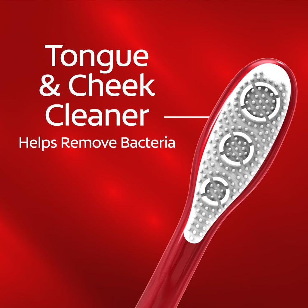 Manual Toothbrush Pack - Soft Bristles, Ergonomic Handle, 8 Count