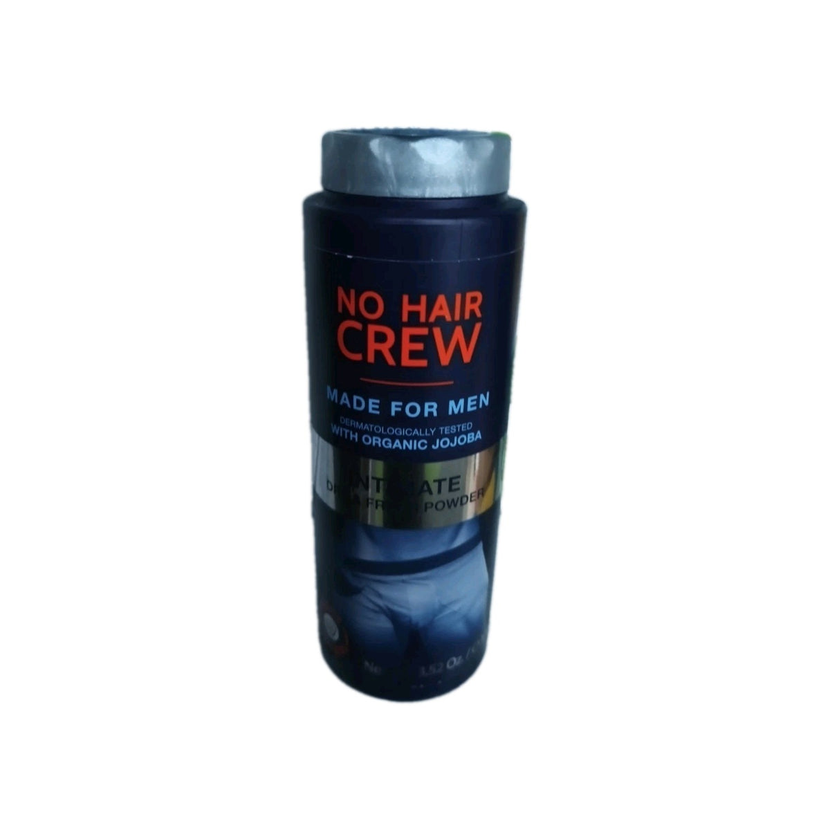 Men's Jojoba Hair & Intimate Dry & Fresh Powder 3.52 Oz - No Hair Crew