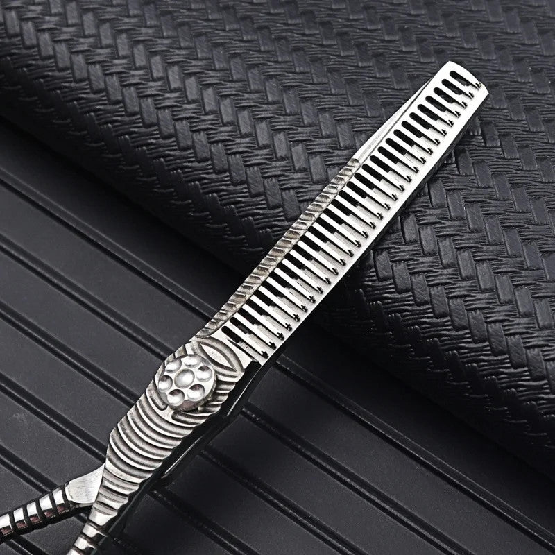 Professional Hairdressing Scissors - Stainless Steel Barber Shears 6 Inch