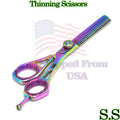 6 Inch Professional Hair Cutting Thinning Scissors Barber Shears Stainless Steel BTS-411