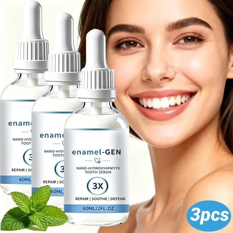 Enamel Repair Tooth Serum for Sensitive Teeth - 3 Pack, Natural Remineralizer