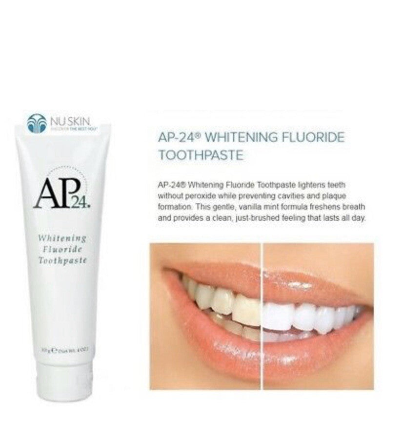 Whitening Fluoride Toothpaste with Vanilla Mint - 3.9 oz, Brighten & Protect