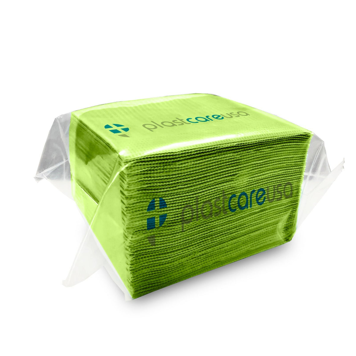 Disposable Dental Bibs 50 Count Lime Green Backed Paper Covers for Chairs & Surfaces