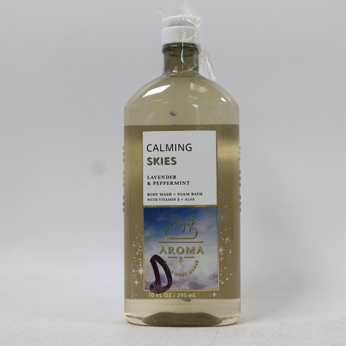 2-Pack Calming Skies Lavender & Peppermint Body Wash and Foam Bath Set