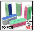 10 pcs Nail Buffers Set - 4-Way Manicure Sanding Files for Nail Art