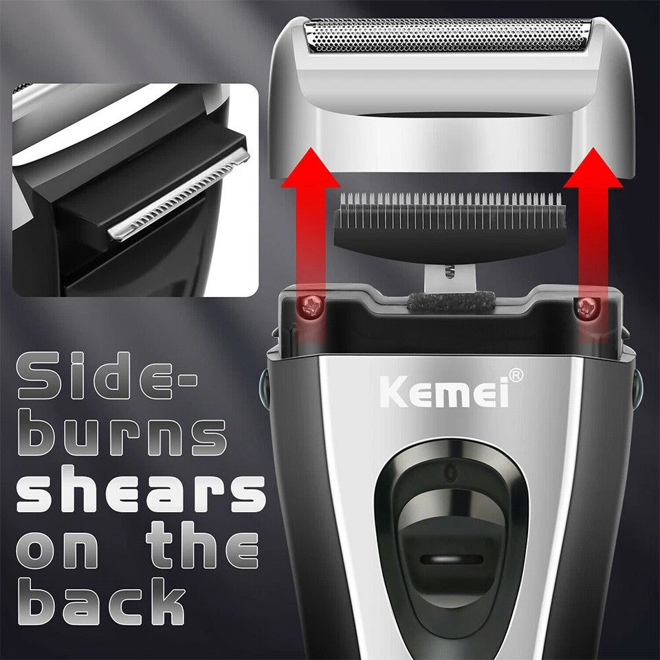 Men's Rechargeable Electric Beard Trimmer Shaver Razor - Cordless USB