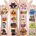 Halloween Temporary Tattoos for Kids – 96 Pre-Cut Designs Party Favors