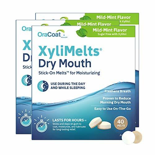 Dry Mouth Relief Xylimelts - Mild Mint Flavor, Assorted Sizes