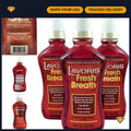 Cinnamon Mouthwash 3 Pack - Fresh Breath Oral Care Bottles, 54 oz