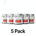 Natural Whitening Toothpaste Tablets 5 Pack with Free Wooden Toothbrush