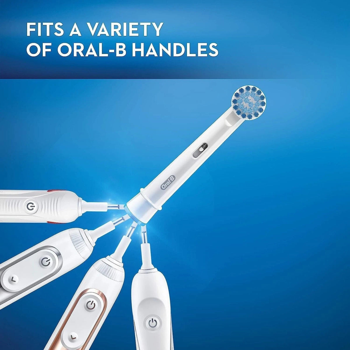 10 Pack Sensitive Gum Care Toothbrush Replacement Heads for Oral-B