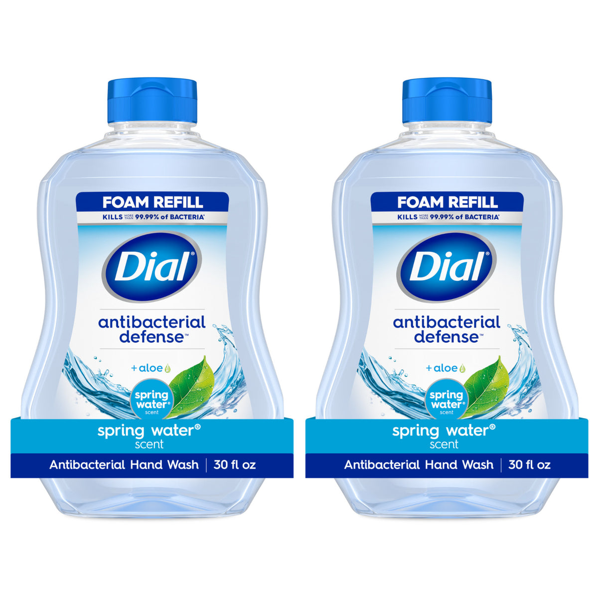Antibacterial Foaming Hand Soap Refill - Spring Water, 2 x 30 fl oz