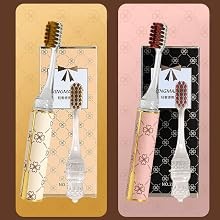 Foldable Travel Toothbrush Set with Compact Head and Case - Mini & Soft Bristles