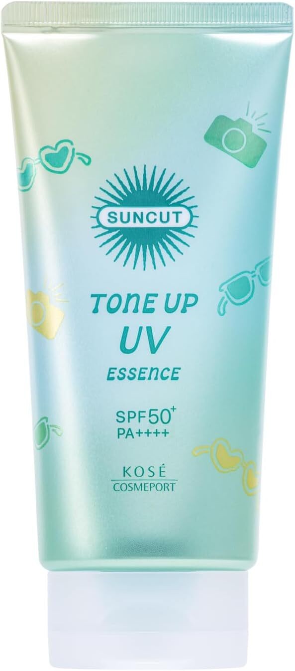Brightening Sunscreen Serum SPF50+ PA++++ with Skin Tone Enhancement - Mint Green, 80g