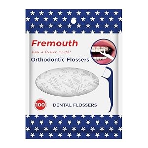 Orthodontic Floss Picks for Braces – 100 Count Dental Flossers