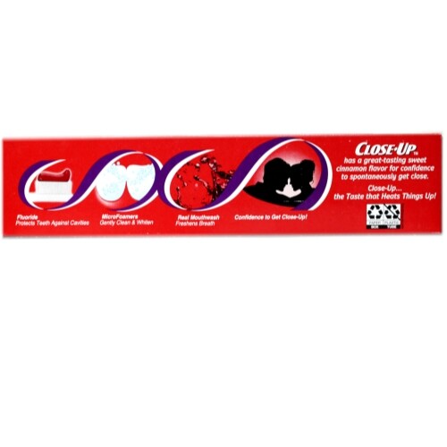 4 Pack Fluoride Toothpaste Gel with Fresh Red Cinnamint Flavor - 6 Oz Each