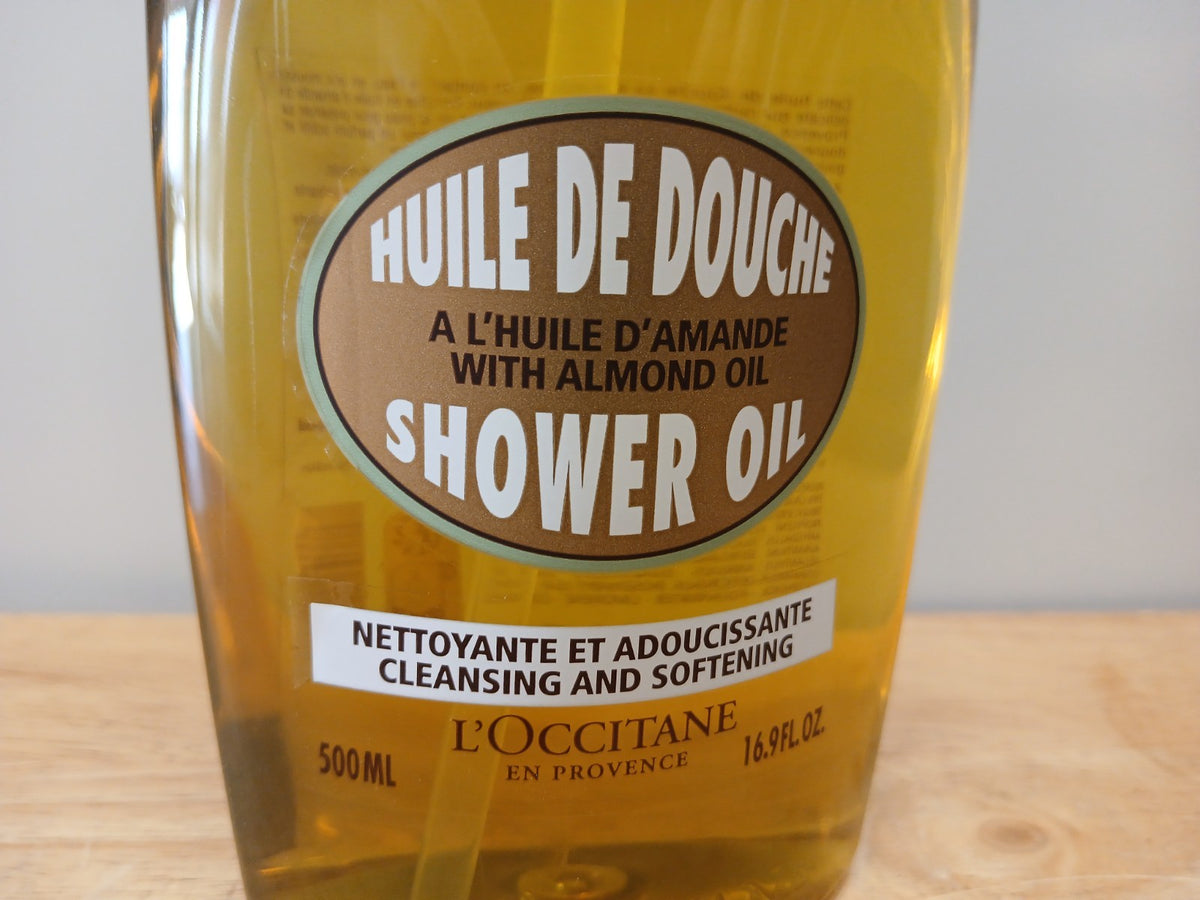 Luxury Shower Oil with Sweet Almond & Vanilla - 16.9 fl oz