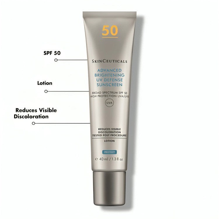 Facial Sunscreen SPF 50 Broad Spectrum UV Protection 40mL - Brightening