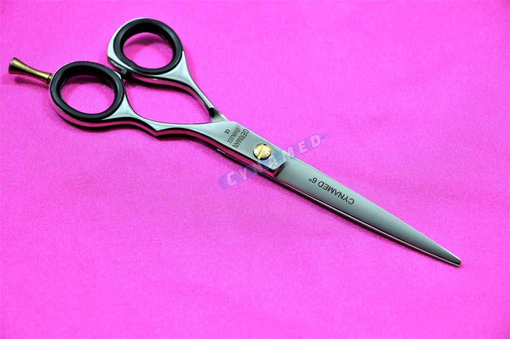 Professional Hair Cutting Shears with Finger Rest - German Grade Stainless Steel